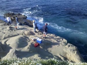 Fishing off the Cove