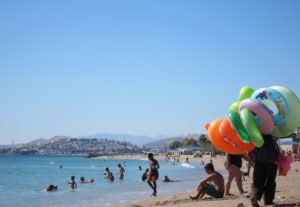 Athens floatie seller