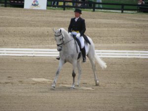 Rolex Three Day Event -- Dressage, Comet!