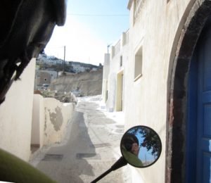 Santorini villages