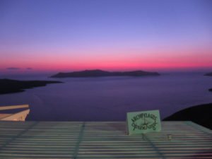 Fira sunset