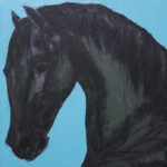 "The Black - Profiles" [ORIGINAL SOLD - prints available]